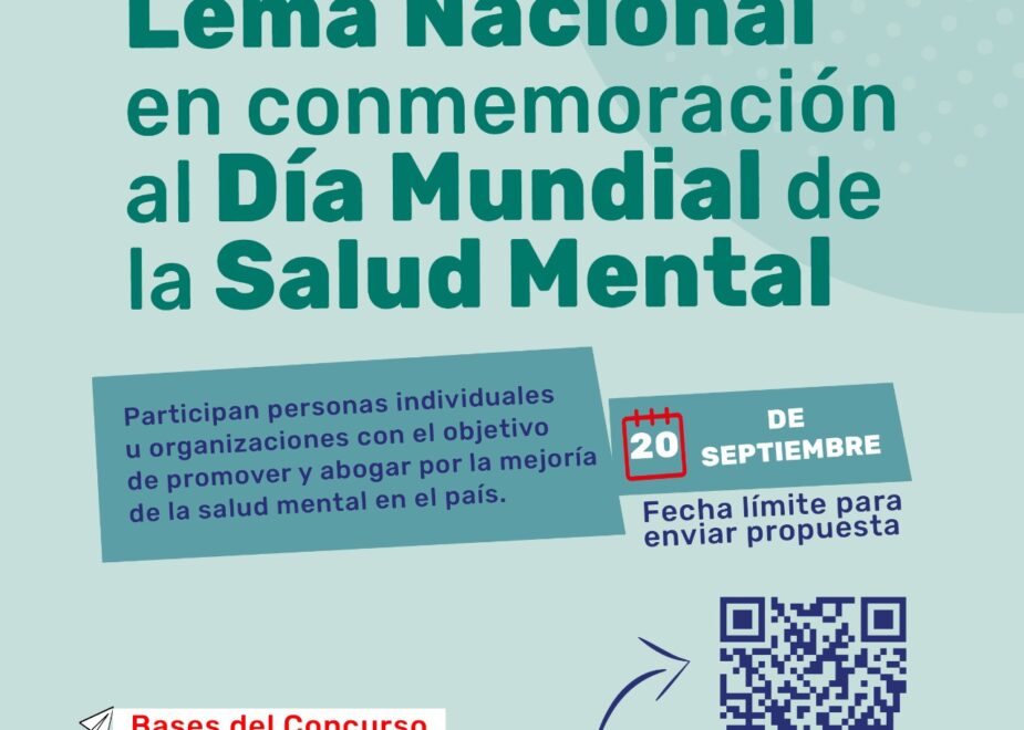 Lema Nacional en Conmemoración al Día Mundial de la  Salud Mental